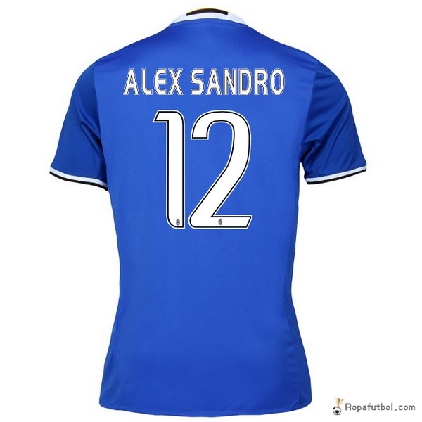 Camiseta Juventus Replica Segunda Ropa Alex Sangro 2016/17 Azul